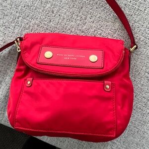 Marc Jacobs Red Nylon Crossbody Bag